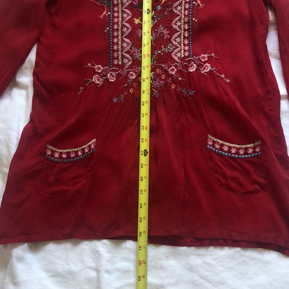 Johnny Was Embroidered Top M - Picture 9 of 9